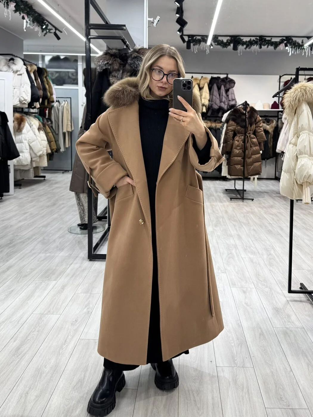 Пальто Валентина, песочный