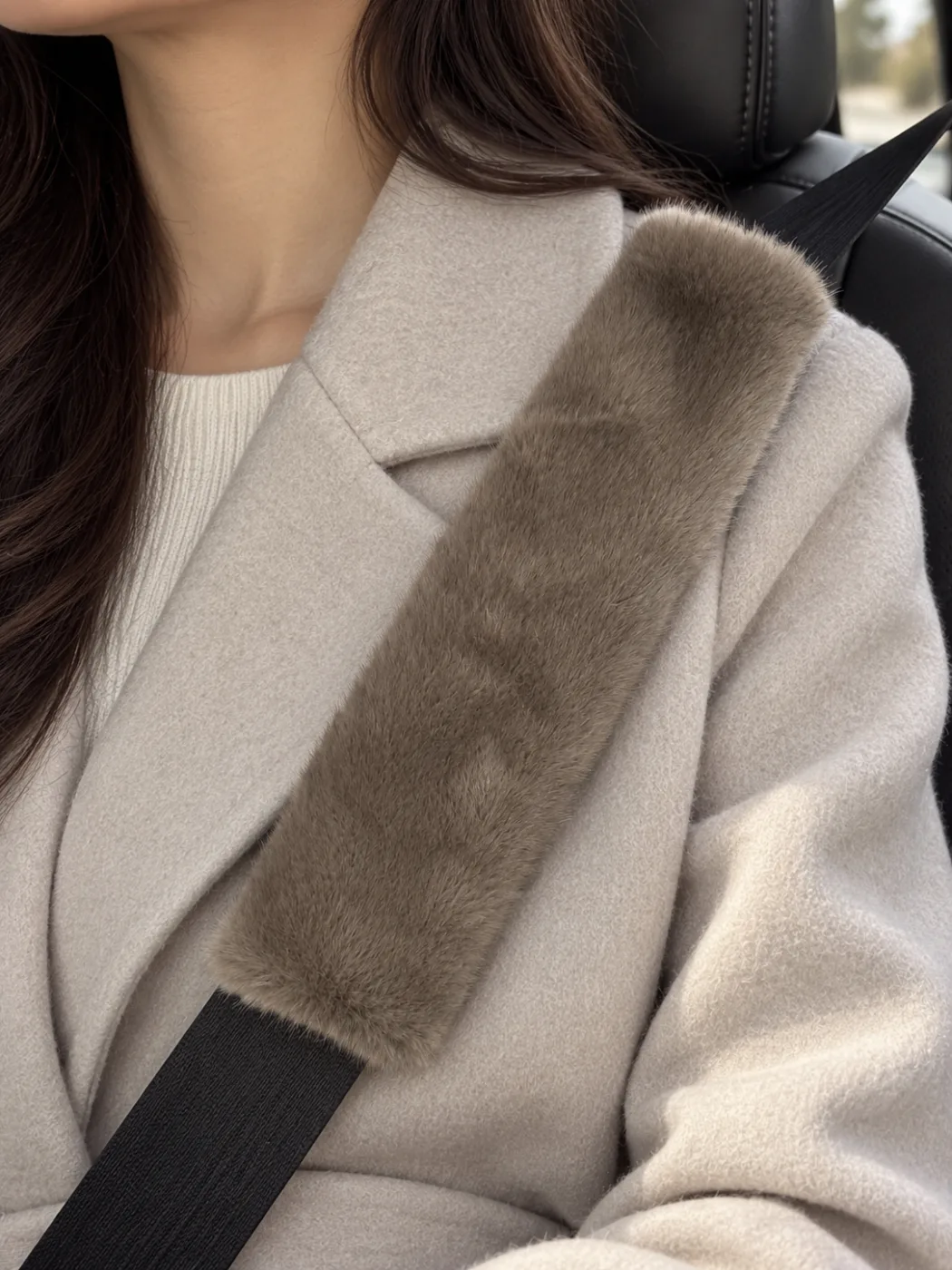 Фирменный чехол для ремня Sesso "Taupe mink"