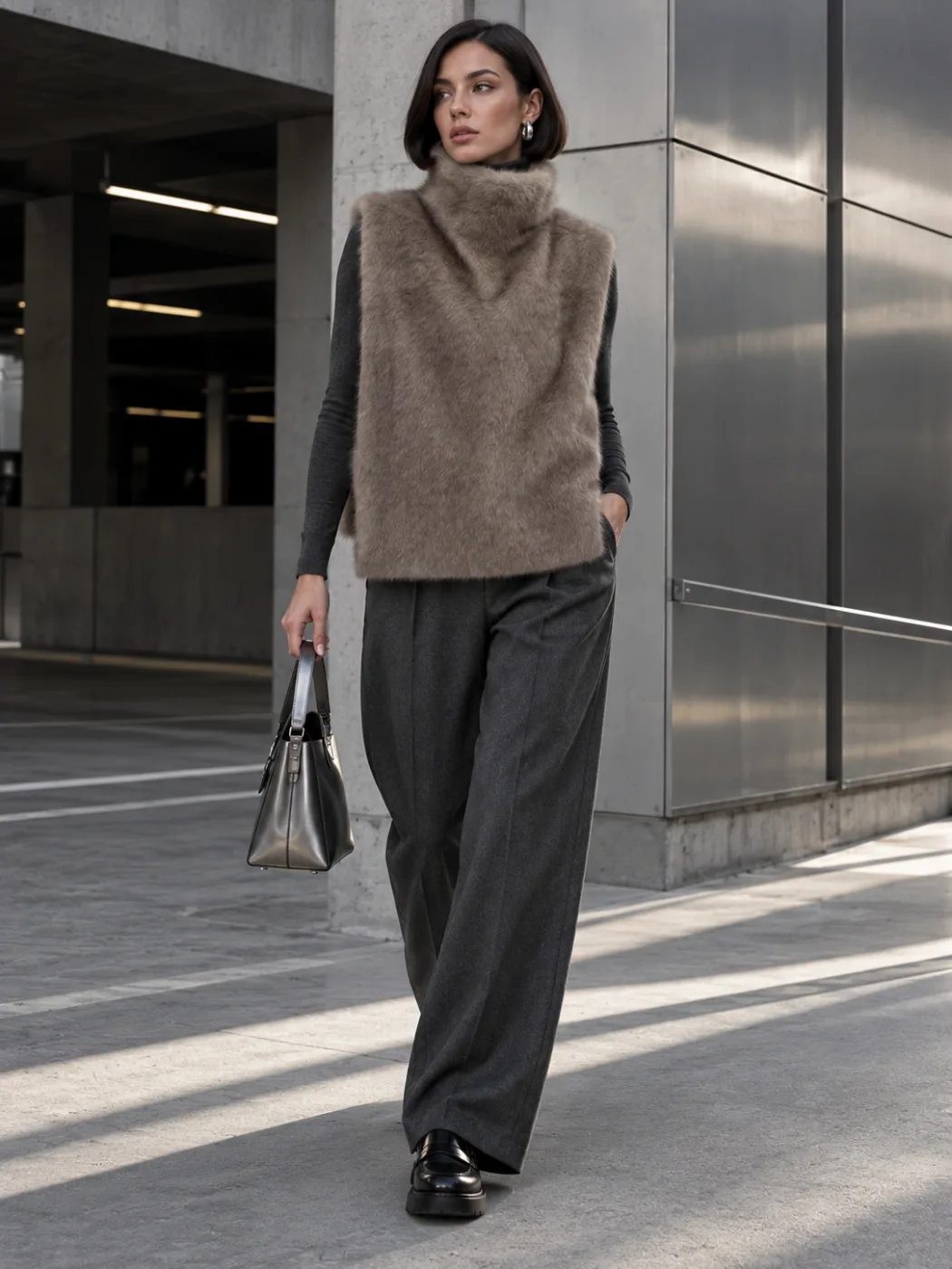 Фирменная манишка Sesso "Taupe grey"